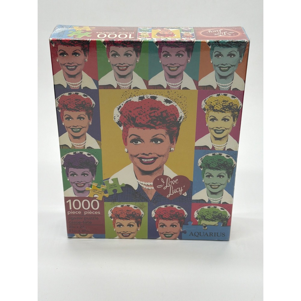 Aquarius I‎ Love Lucy Pop Art 1000 Piece Jigsaw Puzzle Lucille Ball 10379 New